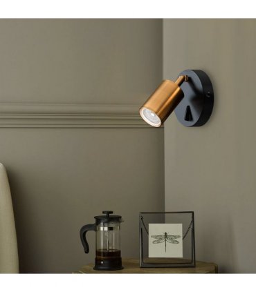 Rotatable GU10 Spotlight Single Head Wall Light with On-Off Switch-5631