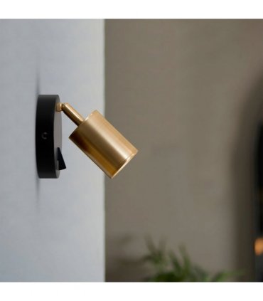 Rotatable GU10 Spotlight Single Head Wall Light with On-Off Switch-5631