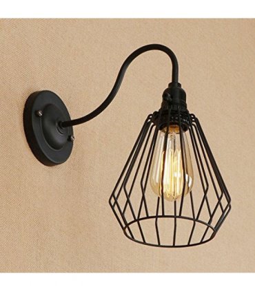 Black Cage wall lights ~2670