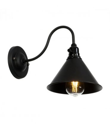 Black Cone Wall Light~2673