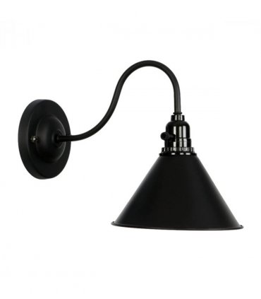 Black Cone Wall Light~2673