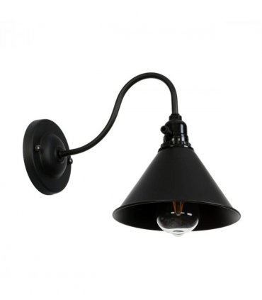 Black Cone Wall Light~2673