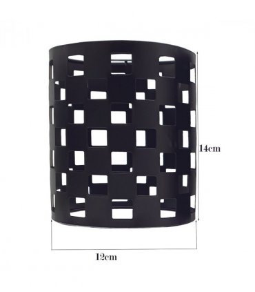 Industrial Black Cage Wall light~2568