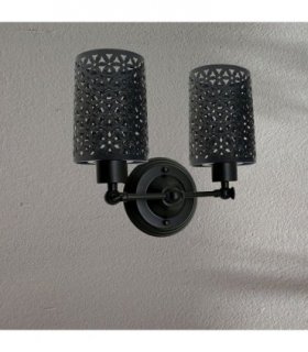 Modern Retro Black Vintage Industrial Wall Mounted Lights Rustic Wall Sconce Lamps Fixture~2283