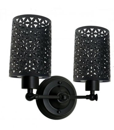Modern Retro Black Vintage Industrial Wall Mounted Lights Rustic Wall Sconce Lamps Fixture~2283