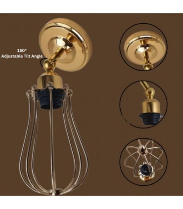 Modern French Gold flush lights for ceiling Fixtures~1596