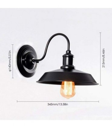 E27 Swan Neck Wall Sconce Fixture ~6506