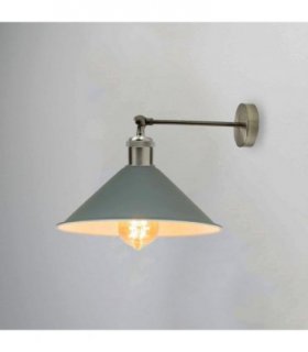Industrial Grey Colour Wall Lamp Retro Light Vintage Wall Sconce Lights~2313