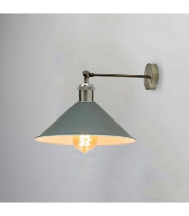 Industrial Grey Colour Wall Lamp Retro Light Vintage Wall Sconce Lights~2313