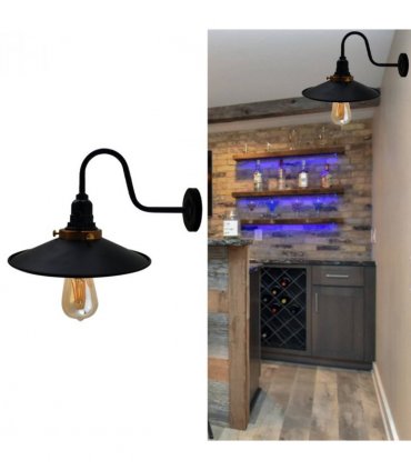 Retro Industrial Indoor Metal Lily Cage Wall Light Sconce Vintage Lamp Fittings~2462