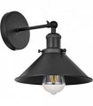 Wall Sconce Black Cone Shape Shade ~1502