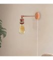 Wall Plug-in lights Vintage Wall Sconce Lamp Rose Gold ~1453