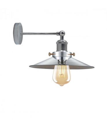 Satin Nickel Vintage Industrial E27 Adjustable Metal Sconce Wall Light ~2112