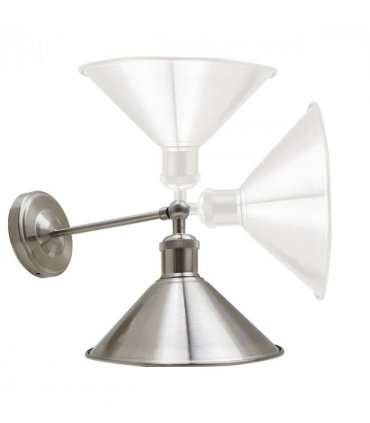 Satin Nickel Vintage Industrial E27 Adjustable Metal Sconce Wall Light ~2112