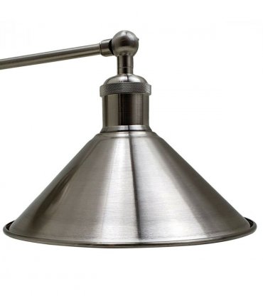 Satin Nickel Vintage Industrial E27 Adjustable Metal Sconce Wall Light ~2112