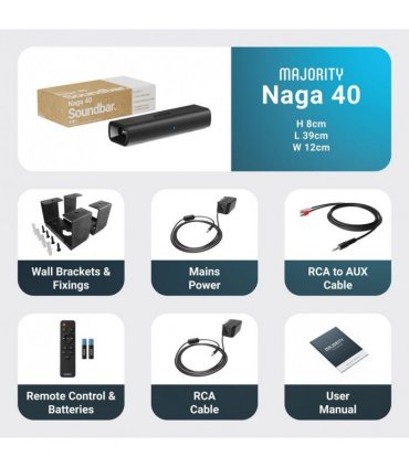 Majority Naga 40 soundbar 80w