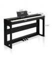 GDP-104 88 Keys Full Weighted Keyboards Digital Piano with Furniture Stand, Power Adapter, Triple Pedals, Headphone, for All Experience Levels Black【Same Model Code: 30505283】