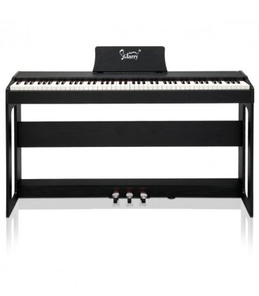 GDP-104 88 Keys Full Weighted Keyboards Digital Piano with Furniture Stand, Power Adapter, Triple Pedals, Headphone, for All Experience Levels Black【Same Model Code: 30505283】