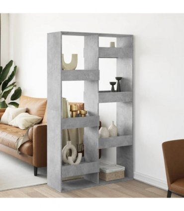 vidaXL Room Divider Concrete Grey 100x33x175 cm Engineered Wood