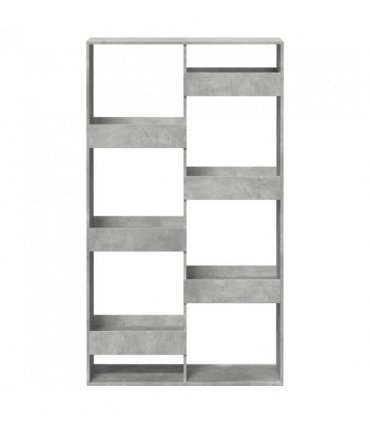 vidaXL Room Divider Concrete Grey 100x33x175 cm Engineered Wood