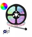 vidaXL LED Strip 2 pcs Black and Transparent 2500 mm