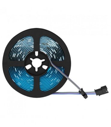 vidaXL LED Strip 2 pcs Black and Transparent 2500 mm
