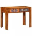 vidaXL Writing Desk with Drawer with Storage Brown 100 x 50 x 75 cm
