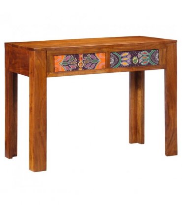 vidaXL Writing Desk with Drawer with Storage Brown 100 x 50 x 75 cm