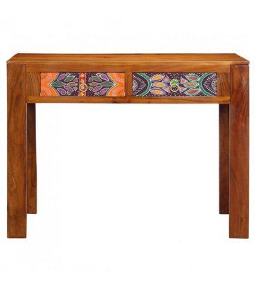 vidaXL Writing Desk with Drawer with Storage Brown 100 x 50 x 75 cm