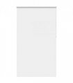 vidaXL Roller Blind Blackout White 120x210 cm Fabric Width 116.6 cm Polyester