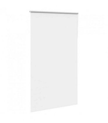 vidaXL Roller Blind Blackout White 120x210 cm Fabric Width 116.6 cm Polyester