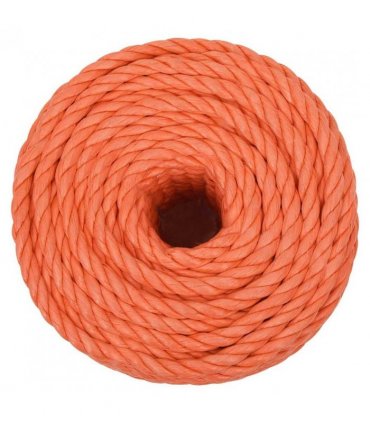 vidaXL Work Rope Orange 14 mm 50 m Polypropylene