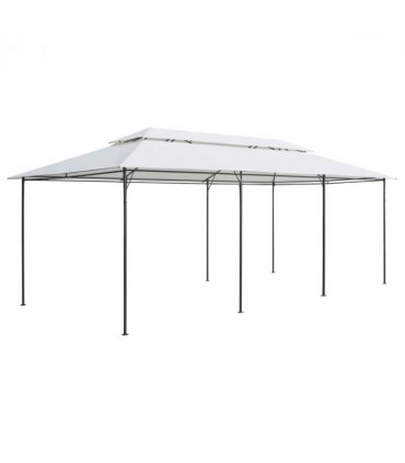vidaXL Gazebo 600x298x270 cm White 180g/m²