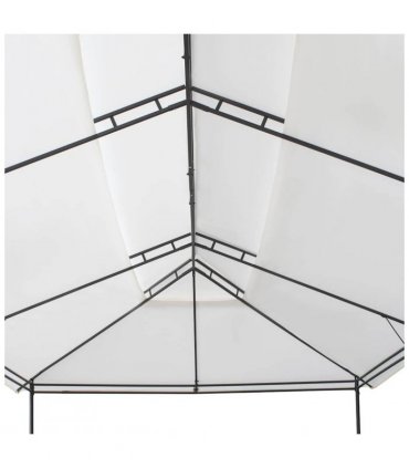 vidaXL Gazebo 600x298x270 cm White 180g/m²