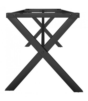 vidaXL Coffee Table Legs X-Frame 140x30x43 cm Steel