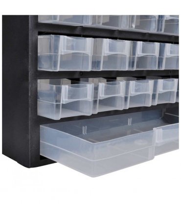 vidaXL 41-Drawer Plastic Storage Cabinet Tool Box