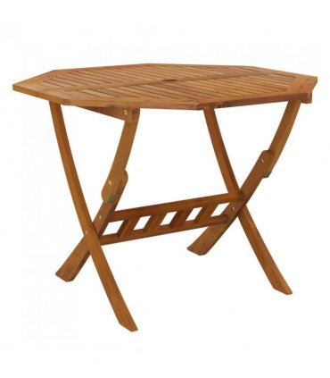 vidaXL Folding Garden Table 90x75 cm Solid Wood Acacia