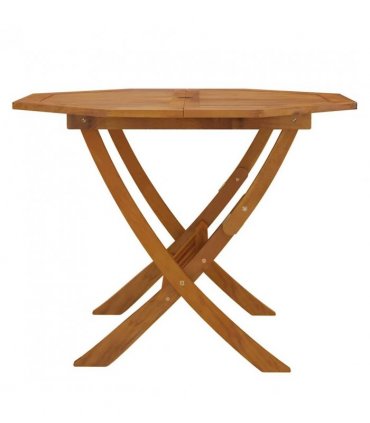vidaXL Folding Garden Table 90x75 cm Solid Wood Acacia