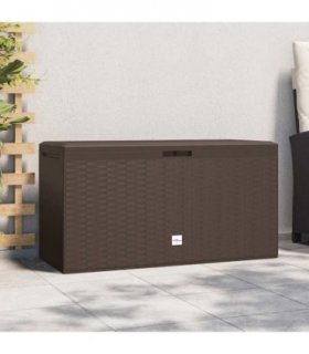 vidaXL Garden Storage Box Brown 114x47x60 cm