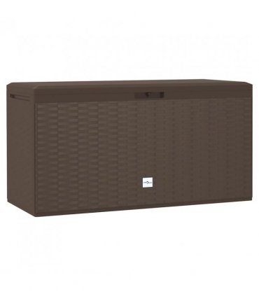 vidaXL Garden Storage Box Brown 114x47x60 cm