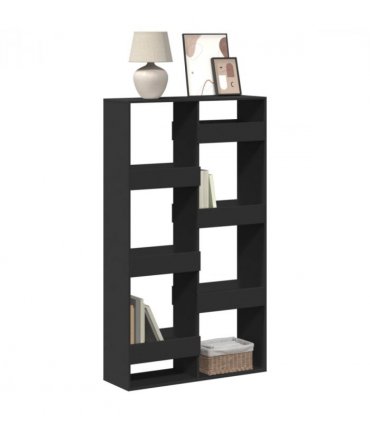 vidaXL Bookcase Black 100x33x175 cm Engineered Wood