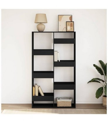 vidaXL Bookcase Black 100x33x175 cm Engineered Wood
