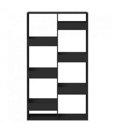 vidaXL Bookcase Black 100x33x175 cm Engineered Wood