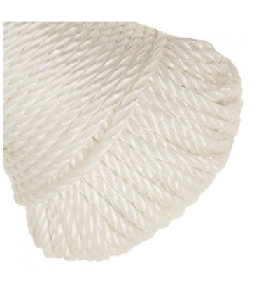 vidaXL Work Rope White 6 mm 500 m Polypropylene