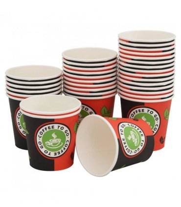 vidaXL 1000 pcs Disposable Coffee Cups Paper 120 ml (4 oz)