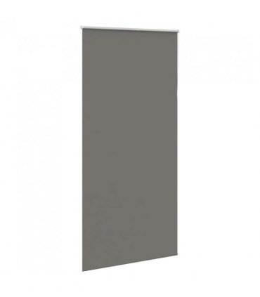 vidaXL Roller Blind Blackout Grey 110x210 cm Fabric Width 105.7 cm Polyester
