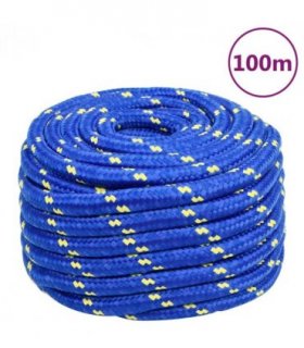 vidaXL Boat Rope Blue 20 mm 100 m Polypropylene