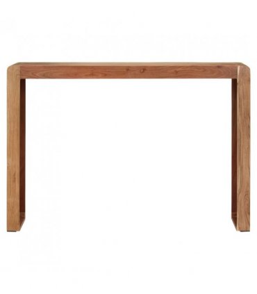 vidaXL Console Table 110x30x76 cm Solid Wood Acacia