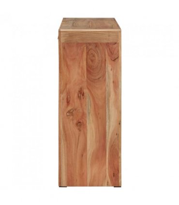 vidaXL Console Table 110x30x76 cm Solid Wood Acacia