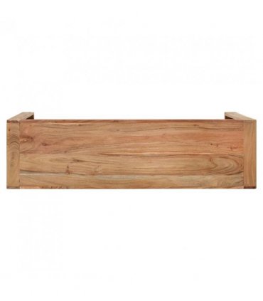vidaXL Console Table 110x30x76 cm Solid Wood Acacia